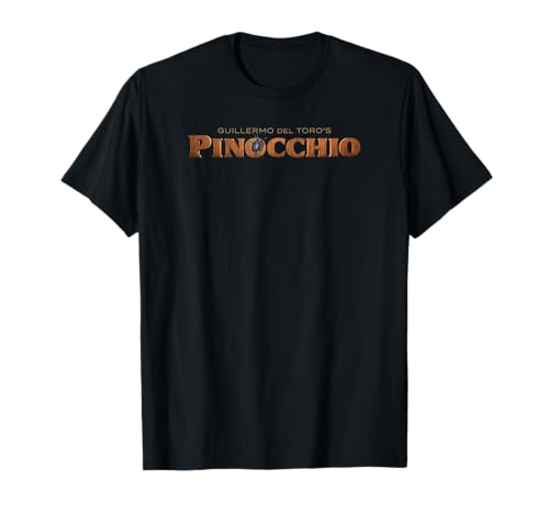 Pinocchio Guillermo Del Toro's Wooden Logo T-Shirt