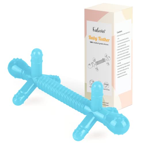 Image of Kalovin Silicone Baby Teething Toys, Sensory Toy for Babies - Great Gift for Baby and Toddler Girls or Boys