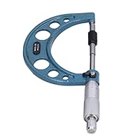 Außen Mikrometer Edelstahl 0,01mm Genauigkeit Dicke Durchmesser Messwerk Zeug Dimension Messgerät mit Schraubens Chl üssel für Maschinen Fabriken (75–100 mm)