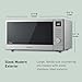 Panasonic NN-SD78LS 1.6 cu.ft Cyclonic Inverter Countertop Microwave Oven 1250Watt Power with Genius Sensor Cooking, cft, 19.44