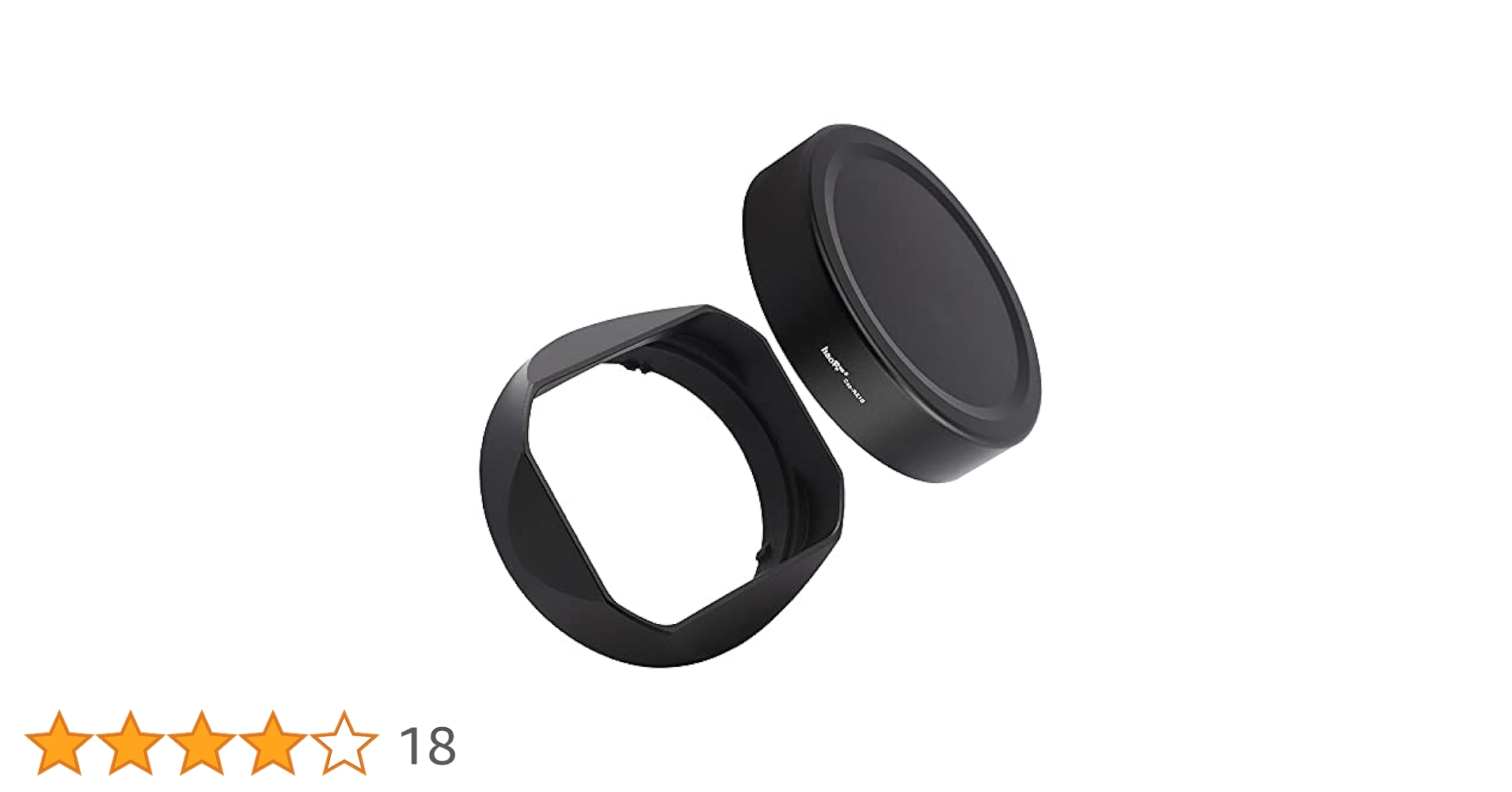 Amazon | haoge メタル 正方形 レンズフード + フードキャップ