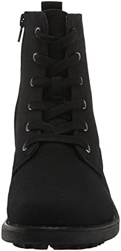 LifeStride Womens Kunis Canvas Oxford Boot Black 7 W | Image 1
