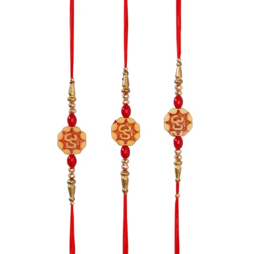 Rakhi for Brother Designer Rakhi with Colorful Beads Designer Rakhi, Indian Rakhi, Handmade Rakhi, Rakhi Bracelet Multi Design and Assorted Color Raksh Bandhan Rakhi Set of 33