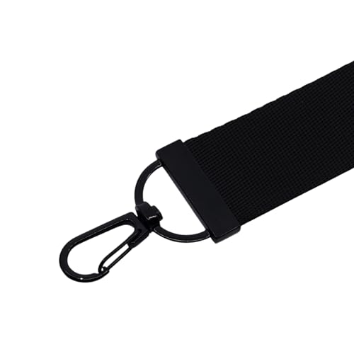 Image of IQ Black Nylon Lightweight Wrist Lanyard with clip for Keys