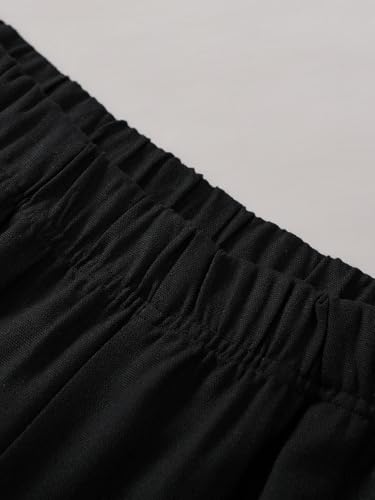 Weintee Women's Petite Linen Pants for 5 FT Short4