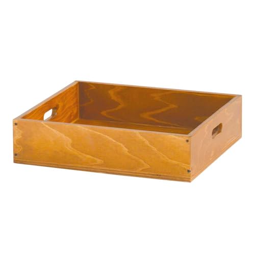 ヤマコー(Yamaco) HP 持ち手付 木箱 メープル仕上 (H100)