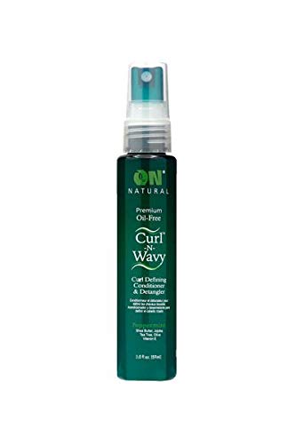 On Curl and Wavy Curl Defining Conditioner & Detangler, Peppermint 8 oz