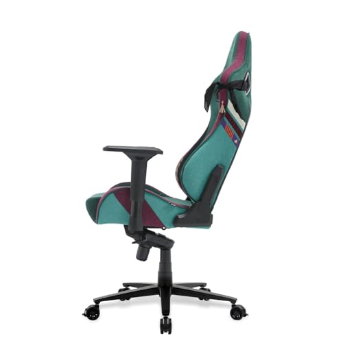 Image of TTRACING Surge X Air Threads Fabric Gaming Chair - Zoro Edition, Ergonomic Design, 120-Degree Full Tilt Mechanism, Neck and Lumbar Pillow Support, PU-Coated 4D Adjustable Armrests