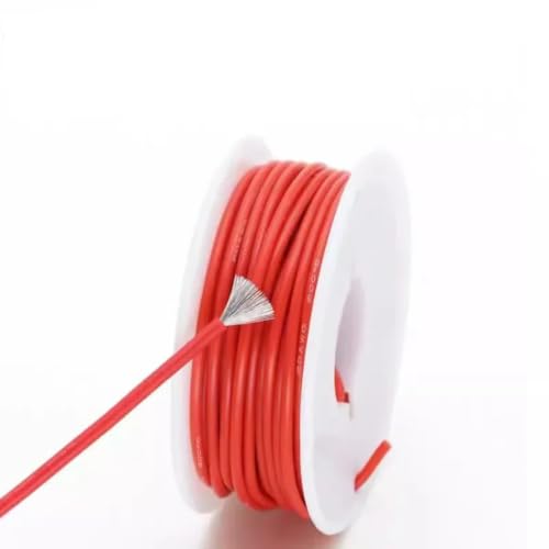 Cable eléctrico de silicona de 17AWG flexible y resistente para DIY 3