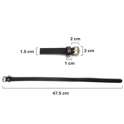 Equine Smile ES4010 Sporenreimen mit Strass Kristall aus Leder für Sporen Ersatzriemen Zubehör Pferdespornriemen Reitsporenriemen Fixierung von Reitsporen (Braun Leder/Glod Strasssteine)