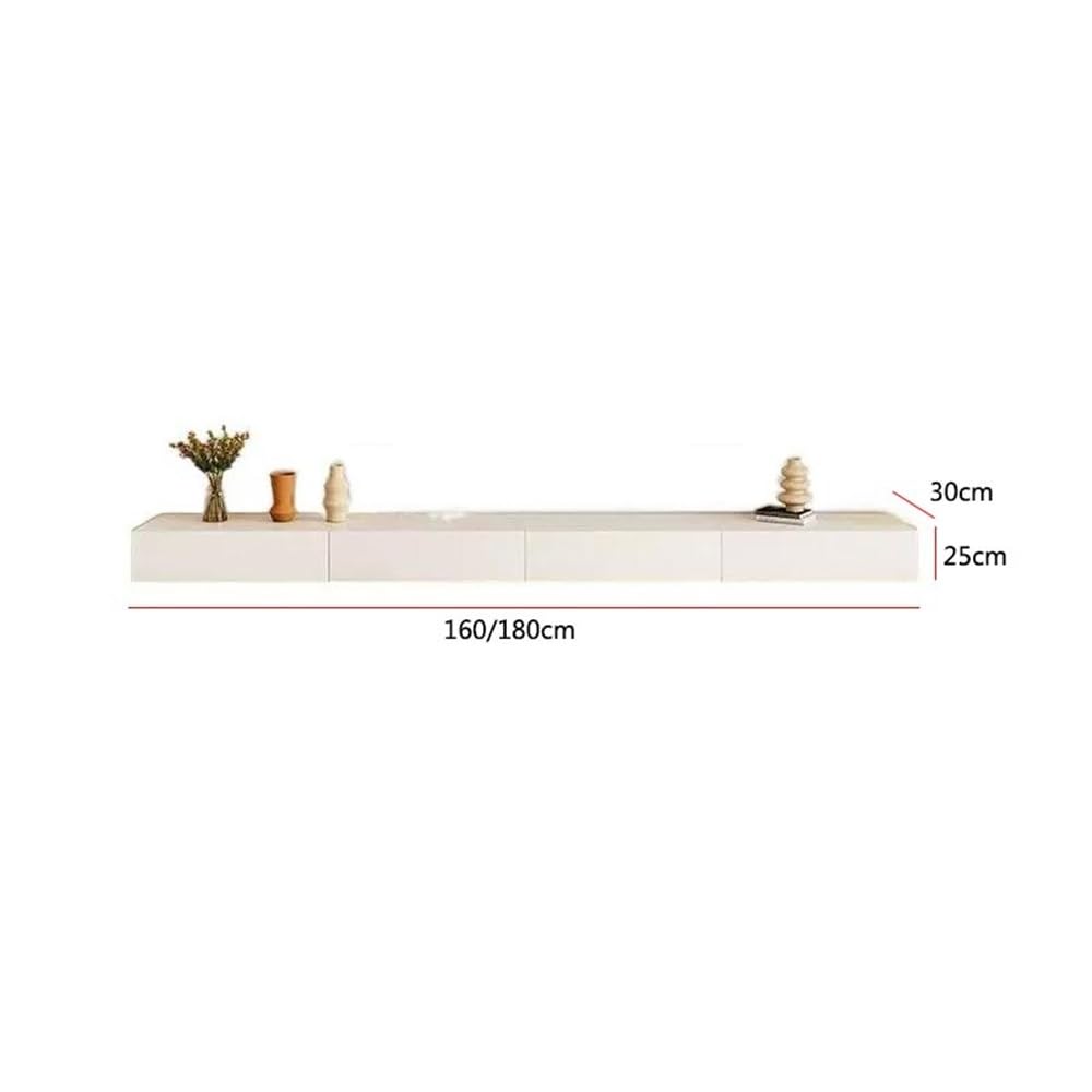 Szafka pod telewizor wiszący, regał wiszący do montażu na ścianie nowoczesny