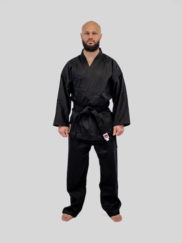 DOJO MASTER Kimono Karate Negro Yok, tamaño 140 cm
