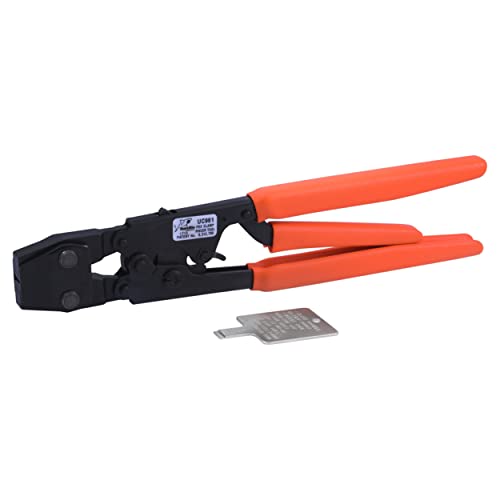SharkBite PEX Clamp Tool, 3-Handle Tool with Orange Handle, ...