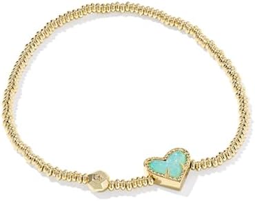 Kendra Scott Ari Heart Stretch Bracelet, Fashion Jewelry for Wome...