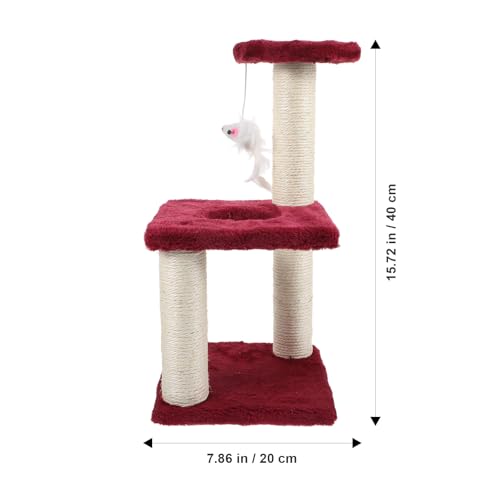Torre rascadora para gatos resistente KALLORY miniatura 2