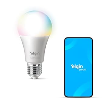 Lâmpada Inteligente Smart Color 10W Elgin RGB Wifi Compatível com Alexa e Google Home