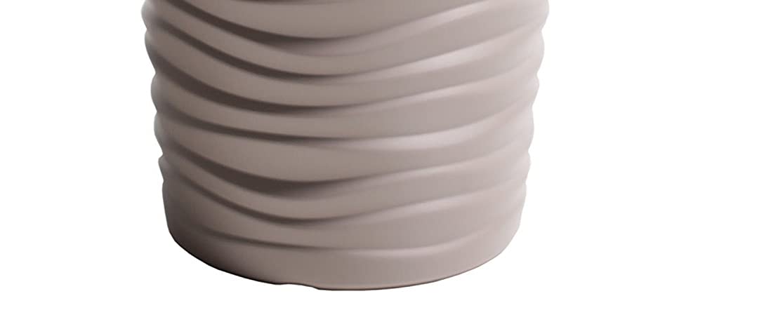 Prosperplast Bowl Plastic Sandy con serbatoio in pietra grigia, 13.6