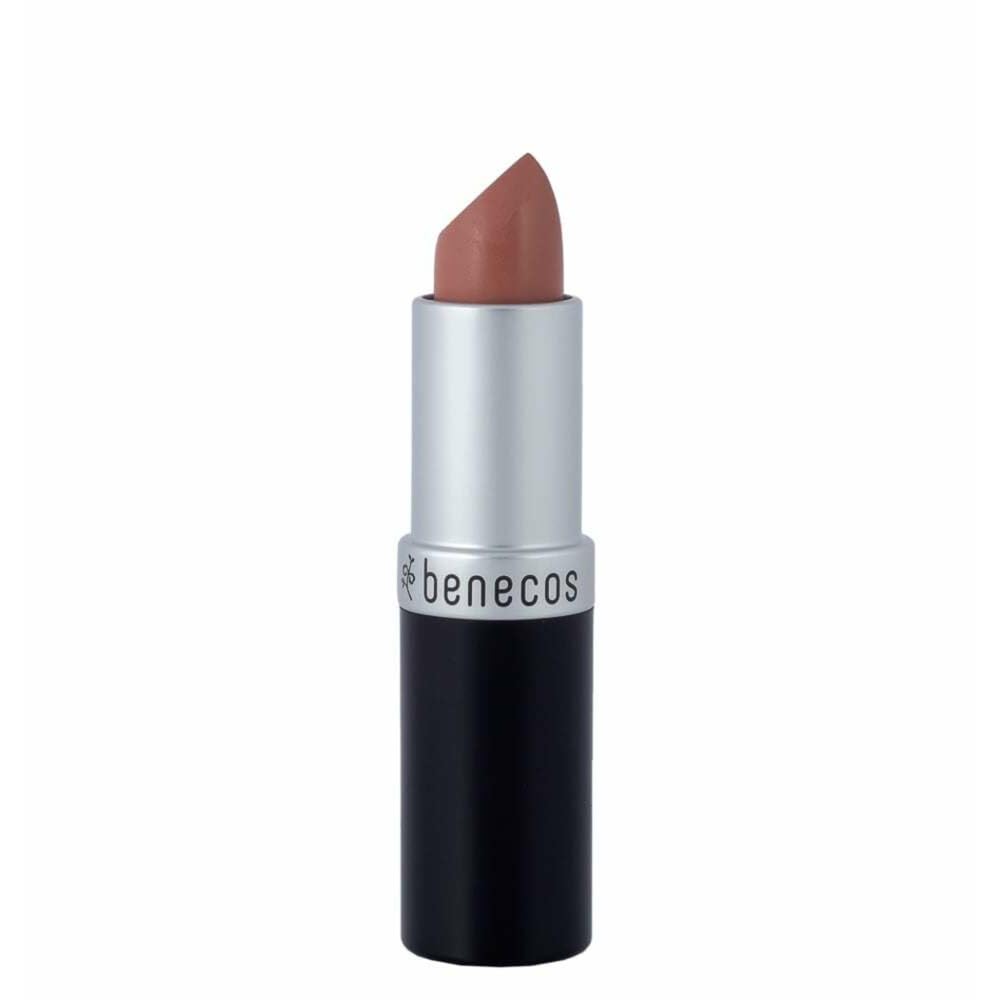 Benecos Natural Cosmetics - MAT Lipstick - matt - with organic beeswax - muse MAT - 4,5 g