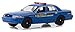 2006 Ford Crown Victoria New York City Taxi and Limousine Commission (TLC) Blue Hobby Exclusive 1/64 Diecast Model Car by Greenlight 30092