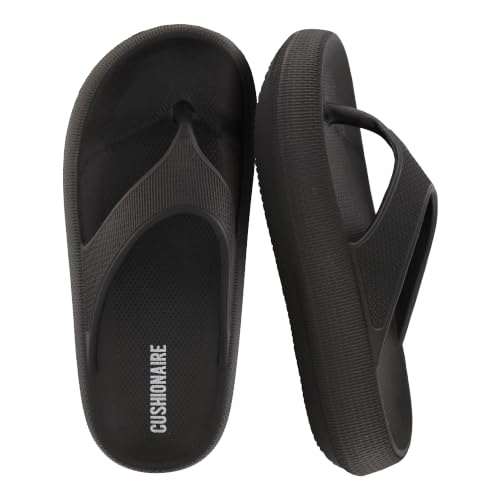 Image of CUSHIONAIRE Women's Fling recovery cloud pool slides sandal with +Comfort