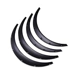 Compatible for Nissan Hardbody D21 1965-1994 Flexible Car Truck Wheel Fender Flares Cover Wide Body Kit Mudguard Splash Guard Carbon(Black)