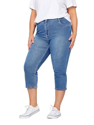 EVANS Women's Denim Love Crops