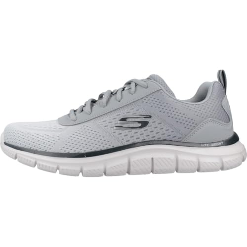 Skechers Herren Track Ripkent Training Shoes, Hellgraues Mesh Kunststoff, 43 EU – Ansicht 3