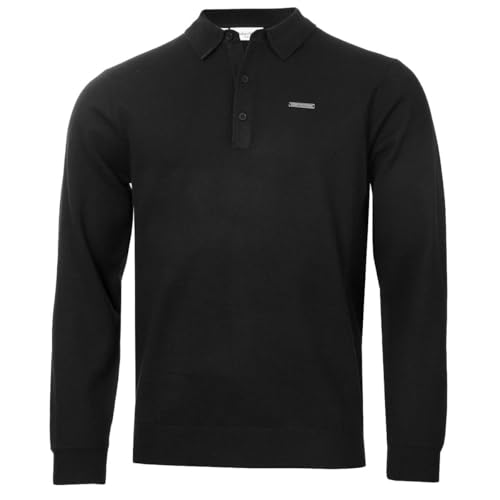 Calvin Klein Men's Stanton Polo Durable Breathable Easy Care Golf Sweater