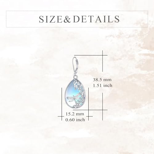 Boucles d'oreilles libellule argent 925 : cadeau d'anniversaire idéal