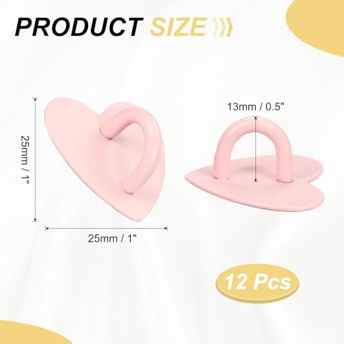 Anillo encanto para teléfonos inteligentes tablet y accesorios de funda diy rosa 12 uds 2