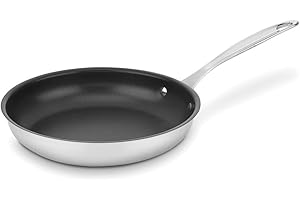 Cuisinart Chef's Classic Nonstick Stainless 10 Inch Open Skillet