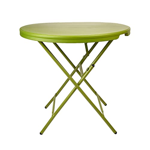 Image of Supreme Blow Moulded Bistro Round Table,Green