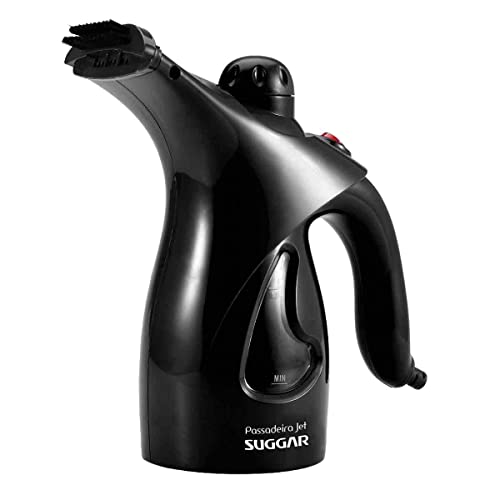 Passadeira de Roupas Jet Portátil Preta Bivolt - SUGGAR - PV1000PT