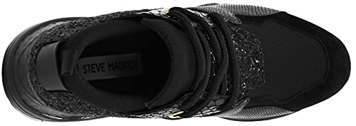 Steve Madden Steve Madden Women's Cliff Sneaker, Black Snake, 7.5 M US
