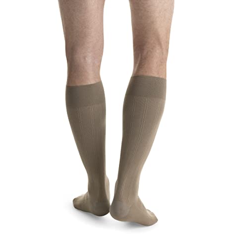 Image of JOBST 113110 BSN Medical Sock with Closed Toe, Knee High, Large, 15-20mmHg, Khaki