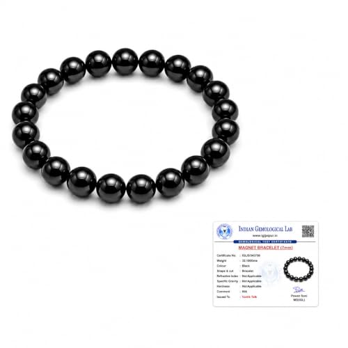 Image of Beaded Bracelet for Men & Women | Stretchable Handmade Prayer Meditation Yoga Wrist Bracelet | Stylish Everyday Wear | Free Size
