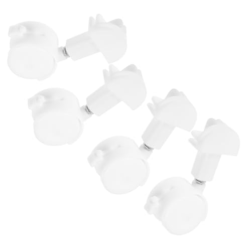 WRITWAA 4pcs Pet Cage Replacement Casters with Brake Swivel Twin Wheels for Furniture and Office Computer Easy Install Rod Design for Smooth Mobility Saving Use