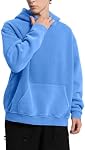 FAIABLE Hommes Surdimensionnés Capuches Acide Laver Vintage Capuche Unisexe Lourde Coton Chandails en Coton Sweatshirts pour Hommes Streewear