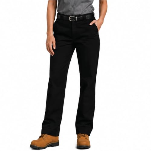 Women's Flex Original Fit Work Pants, Black, 10 RG - image 1