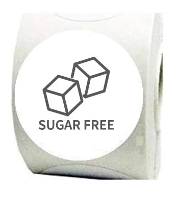 300 Food Allergen Free Adhesive Labels 22mm Multiple Options (Sugar Free)