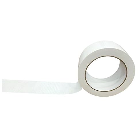 TopSoon Waterproof Strong Adhesive White Duct Tape Cloth Tape 50 mm x 25 m Cover