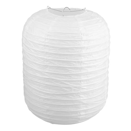 TOYANDONA Pantalla Plegable de Papel para Lámpara Colgante 15.7X11.8 Pulgadas Barrera Protectora para Luz Suave y Decoración en Eventos Caseros