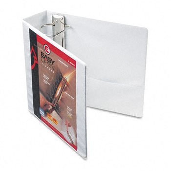Cardinal EasyOpen ClearVue Slant-D Ring View Binder BNDR,EZOPN,D,CV,3"WE 91211 (Pack of5)