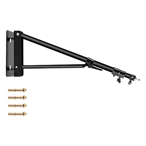 Selens Dreieck Wandmontage Auslegerarm 130cm, Triangle Boom Arm 180° Flexible Rotation Camera Wall Mount Galgen für…