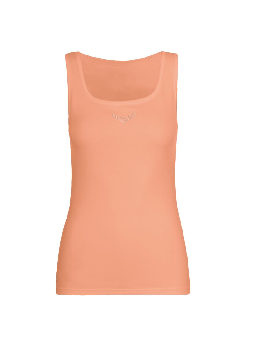 TRIGEMA Trägershirt mit Kristallsteinen