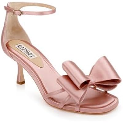 Badgley Mischka Women's Alysha Open Toe Kitten Heels