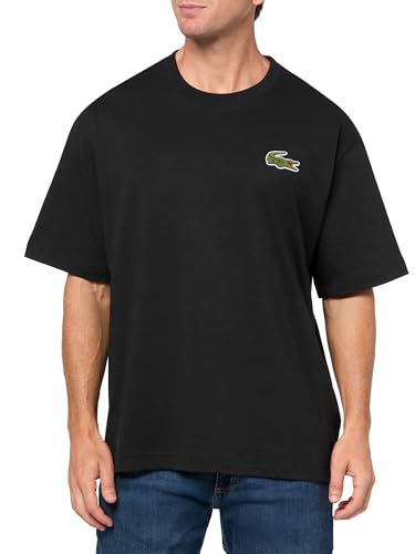 Lacoste Men's Crew Neck Short Sleeve Loose Fit Classic T-Shirt