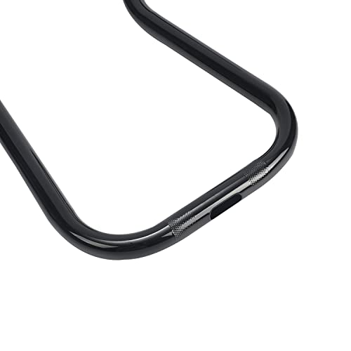 12'' Rise 1'' Ape Hanger Handlebars Universal Custom Handlebar Fit Harey Sportster Dyna Softail Honda Shadow Kawasaki Vulcan Suzuki Intruder Yamaha Xvs Gloss Black #TOP2