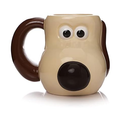 Aardman - Shaped Mugs - Aardman Wallace and Gromit Shaped Mug - Gromit Cover