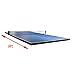 Martin Kilpatrick Ping Pong Table for Billiard Table | Conversion Table Tennis Game Table | Table Tennis Table w/ Warranty | Conversion Top for Pool Table Games | Table Top Games | Ping Pong Table Top, Blue